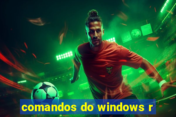 comandos do windows r